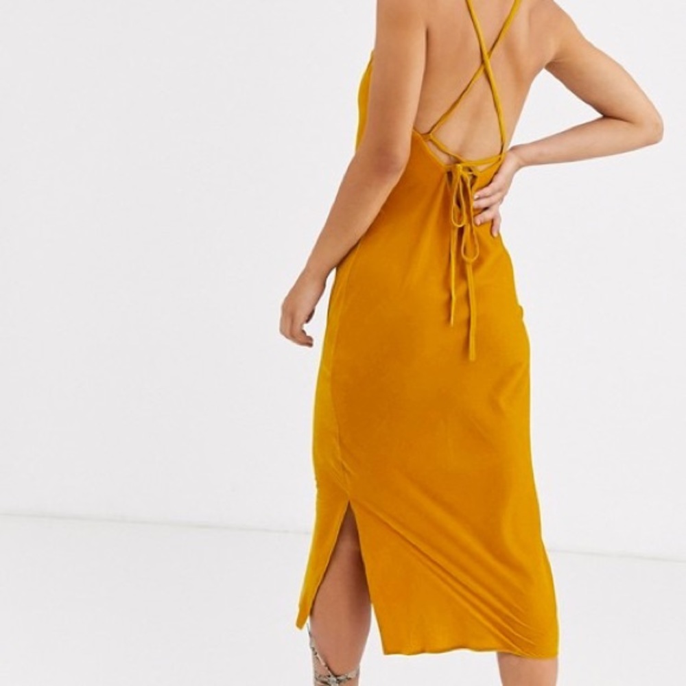 ASOS Velvet Midi Dress - NEW WITH TAGS